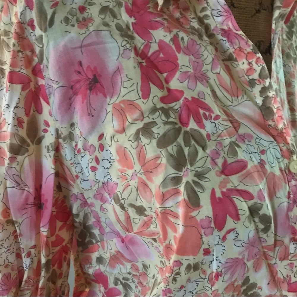 Loft Spring Floral Blouse - Picture 4 of 7
